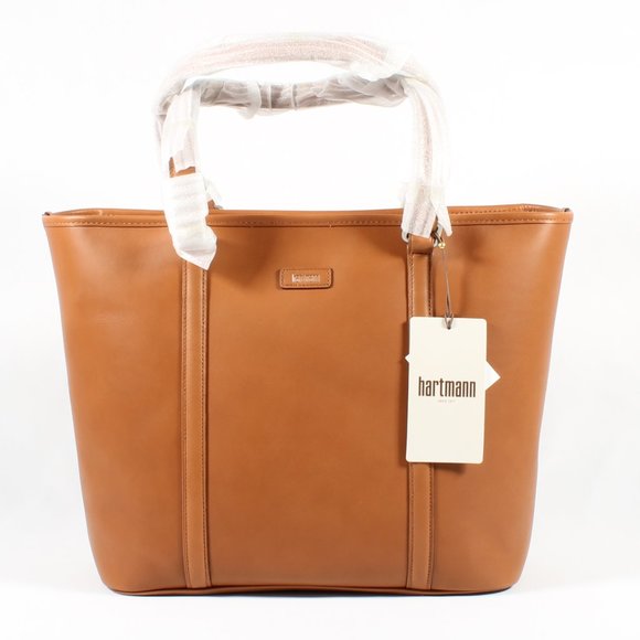 Hartmann Heritage Brown Leather Tote XL Large Bag - Picture 2 of 8